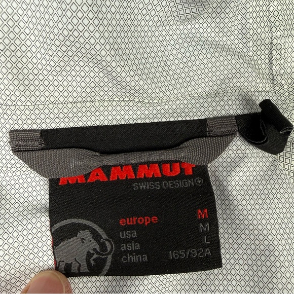 Mammut Drytech Premium Mountain Waterproof Jacket Medium Womens Blue Green New - Picture 6 of 12